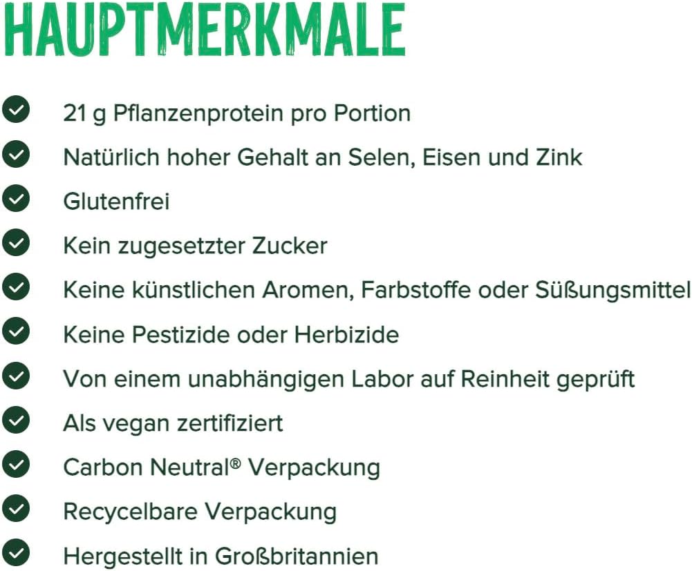 Vegan protein powder