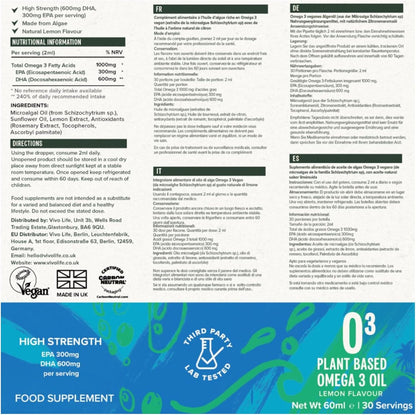 Plant-based Omega 3 60ml